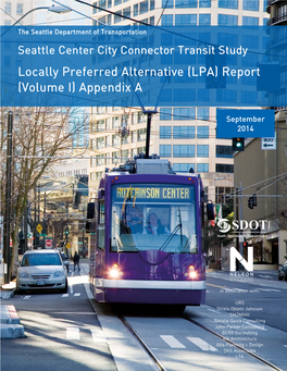 Seattle Center City Connector Transit Study LPA Report