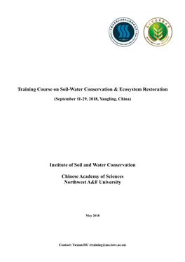 Training Course on Soil-Water Conservation & Ecosystem Restoration