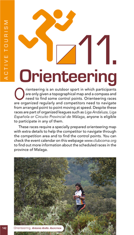 Orienteering Rienteering Is an Outdoor Sport in Which Participants Are Only Given a Topographical Map and a Compass and Need to ﬁ Nd Some Control Points