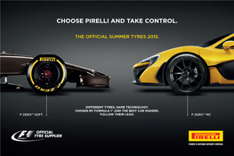 Choose Pirelli and Take Control