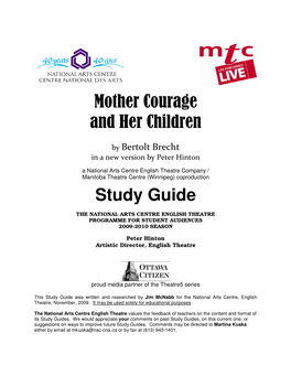 Mother Courage and Her Children Study Guide