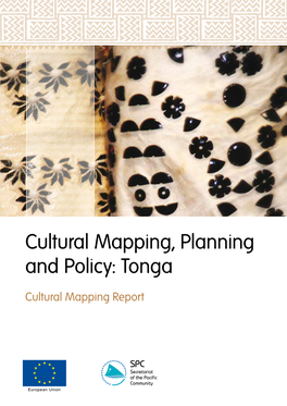 Cultural Mapping, Planning and Policy: Tonga