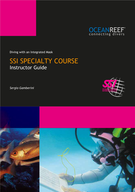 SSI SPECIALTY COURSE Instructor Guide