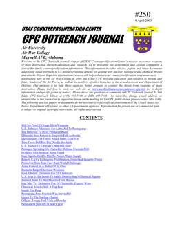 CPC Outreach Journal #250