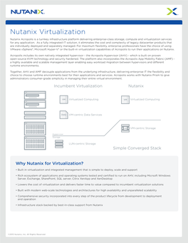 Nutanix Acropolis Virtualization Datasheet-R1.Indd