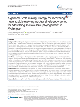 A Genome-Scale Mining Strategy for Recovering Novel Rapidly-Evolving