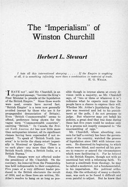 Of Winston Churchill