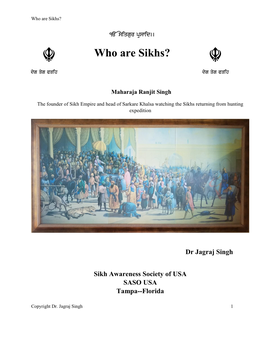 Who Are Sikhs? >