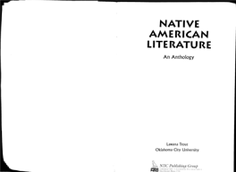 Native American Literature