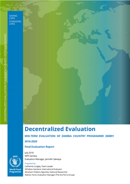 Decentralized Evaluation Evidence Decentralized For