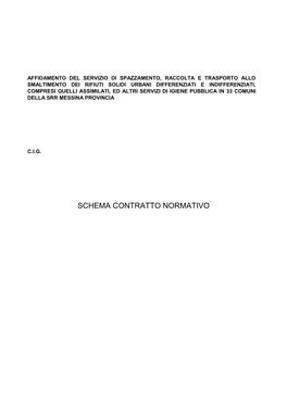 Schema Contratto Normativo