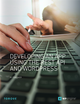 Developing an App Using the Rest Api and Wordpress