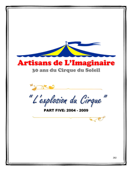 “ L'explosion Du Cirque”