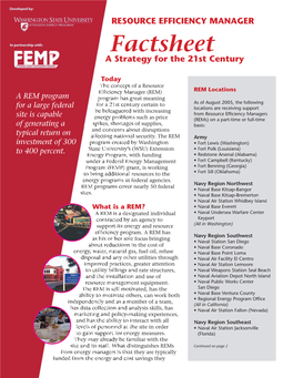 REM Factsheet-8-05