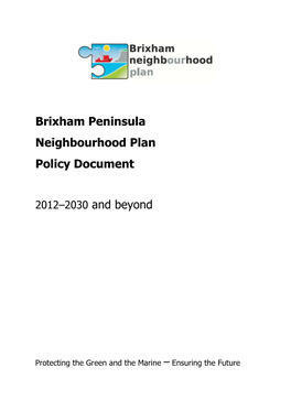 Brixham Peninsula Neighbourhood Plan Policy Document