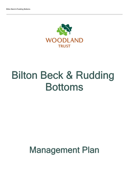 Bilton Beck & Rudding Bottoms