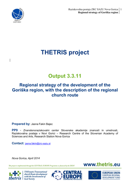 Regional Strategy of Goriška Region