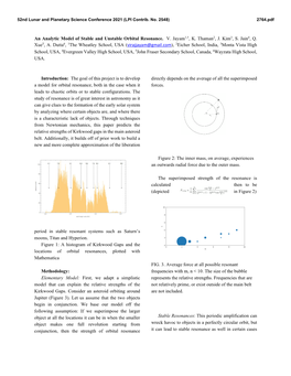 An Analytic Model of Stable and Unstable Orbital Resonance. V