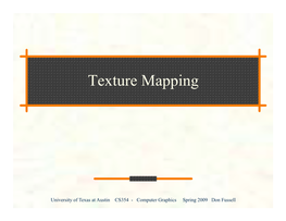 Texture Mapping