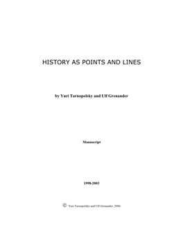 History As Points and Lines