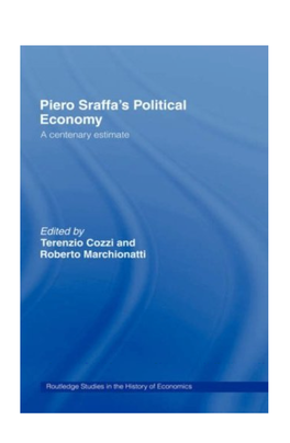 Piero Sraffa's Political Economy