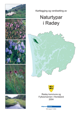 Kartlegging Og Verdisetting Av Naturtypar I Radøy