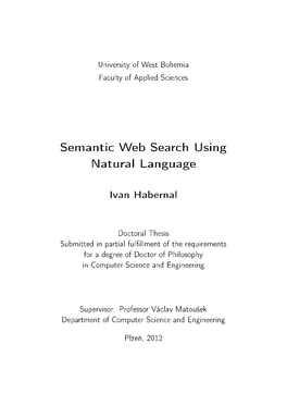 Semantic Web Search Using Natural Language