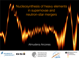 Nucleosynthesis of Heavy Elements in Supernovae and Neutron-Star Mergers