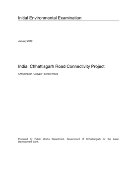 Chhuikhadan-Udaypur-Bundeli Road