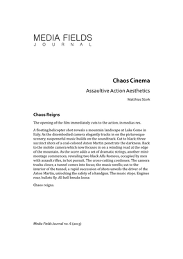Chaos Cinema Assaultive Action Aesthetics
