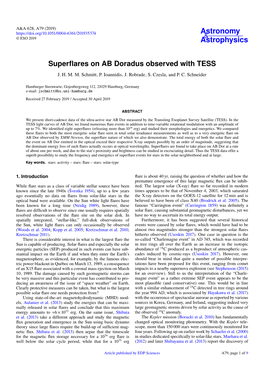 Superflares on AB Doradus Observed with TESS