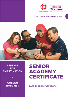 Senior Academy Certificate