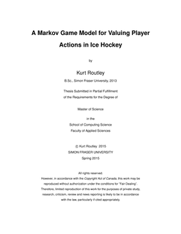A Markov Game Model for Valuing Player Actions in Ice Hockey