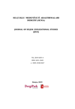 Selçuklu Medeniyeti Araştirmalari Dergisi (Sema)