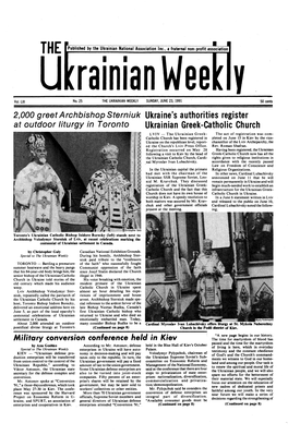 The Ukrainian Weekly 1991, No.25