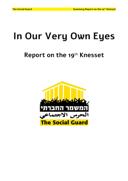 Report on 19Th Knesset