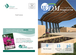 9 13 P1 Plant the Speed Solid Waste WDM Parks Events & Recreation OPENING SOON at the RECPLEX!