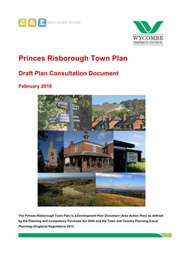 Draft Princes Risborough Town Plan – February/ March 2016
