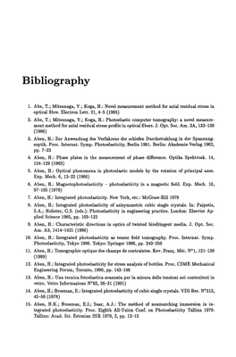 Bibliography