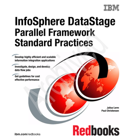 Infosphere Datastage Parallel Framework Standard Practices