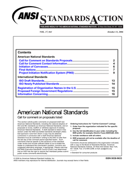 Standards Action Layout SAV3741