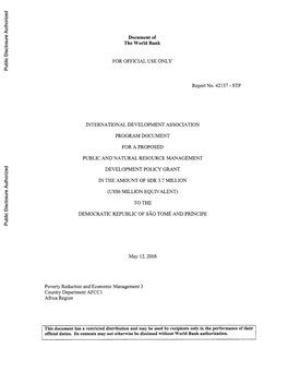 World Bank Document