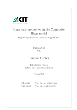 Higgs Pair Production in the Composite Higgs Model Ramona