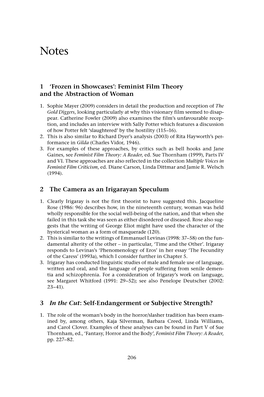 Feminist Film Theory and the Abstraction of Woman 2 The