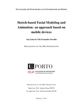 Sketch-Based Facial Modeling and Animation: an Approach Based on Mobile Devices