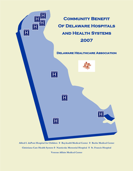 DHA Community Benefit Report 2007.Pub