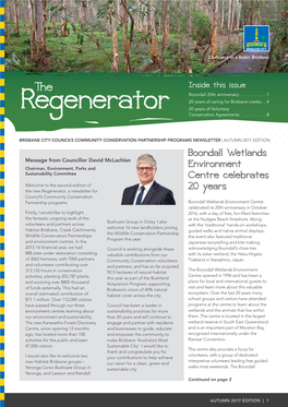 CCPP Regenerator Newsletter Autumn Edition