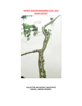 District Disaster Management Plan – 2016 Kadapa District
