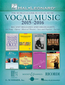 Vocal Music for Children