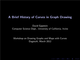 A Brief History of Curves in Graph Drawing